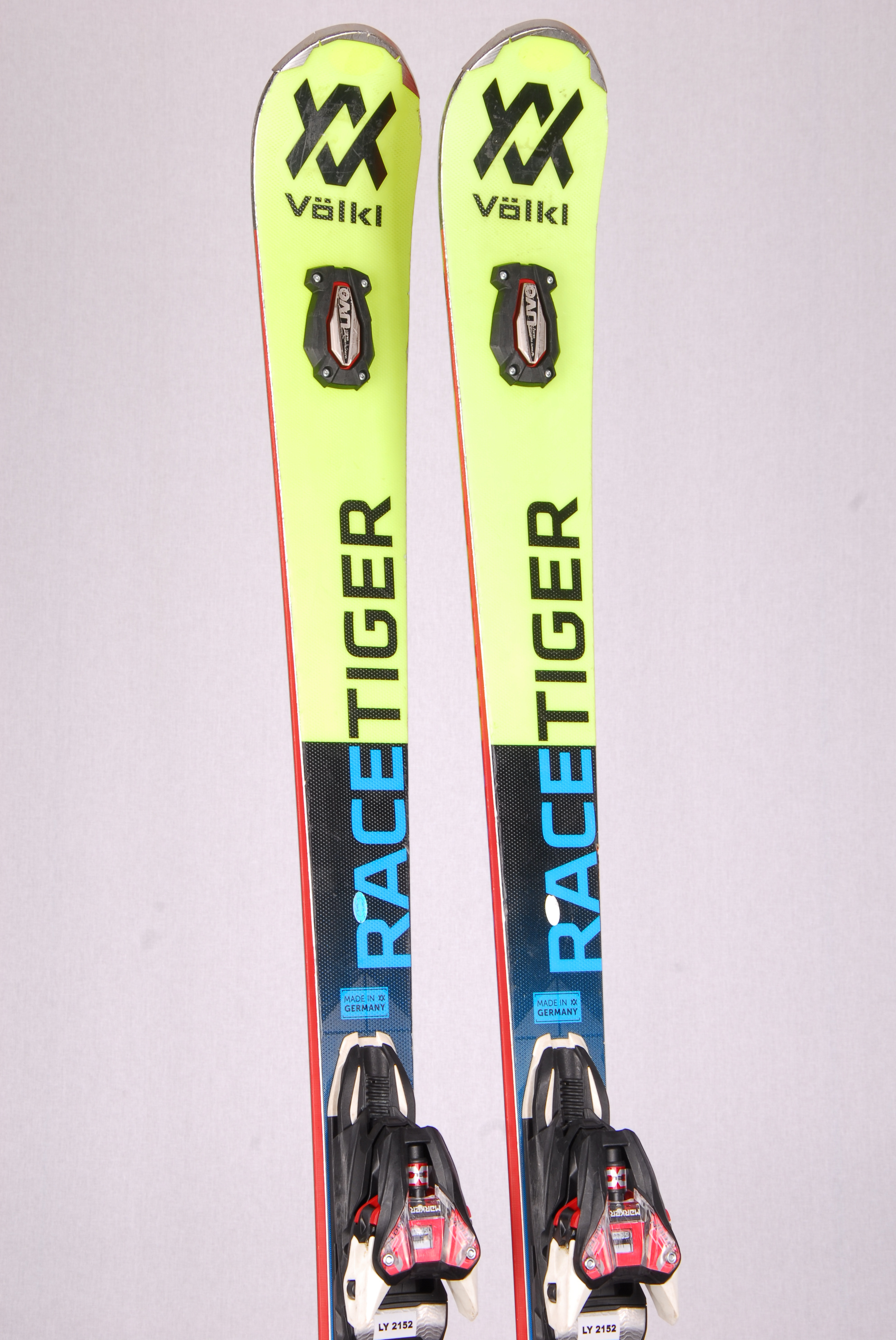 skis VOLKL RACETIGER SL UVO, woodcore, titan + Marker Xcell 12