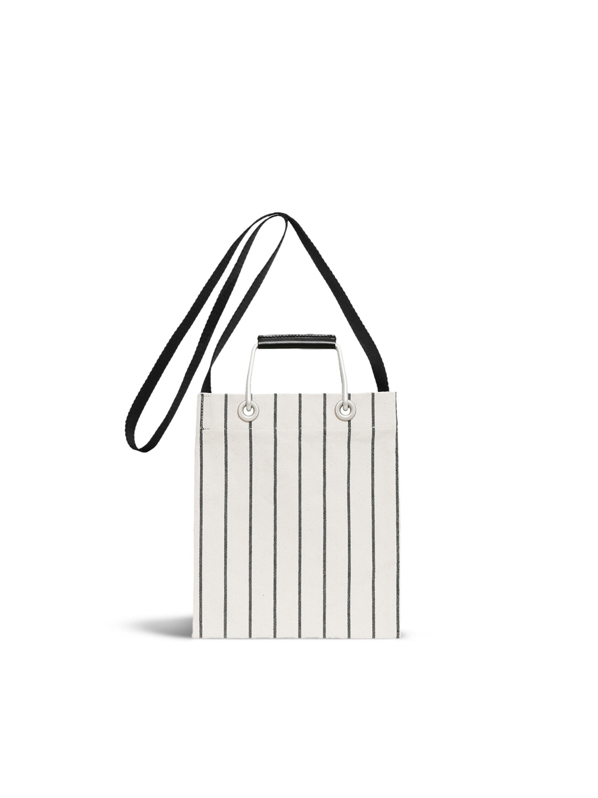 アンティックホワイト MARNI MARKET COTTON STRIPE MINI SHOULDER | Marni