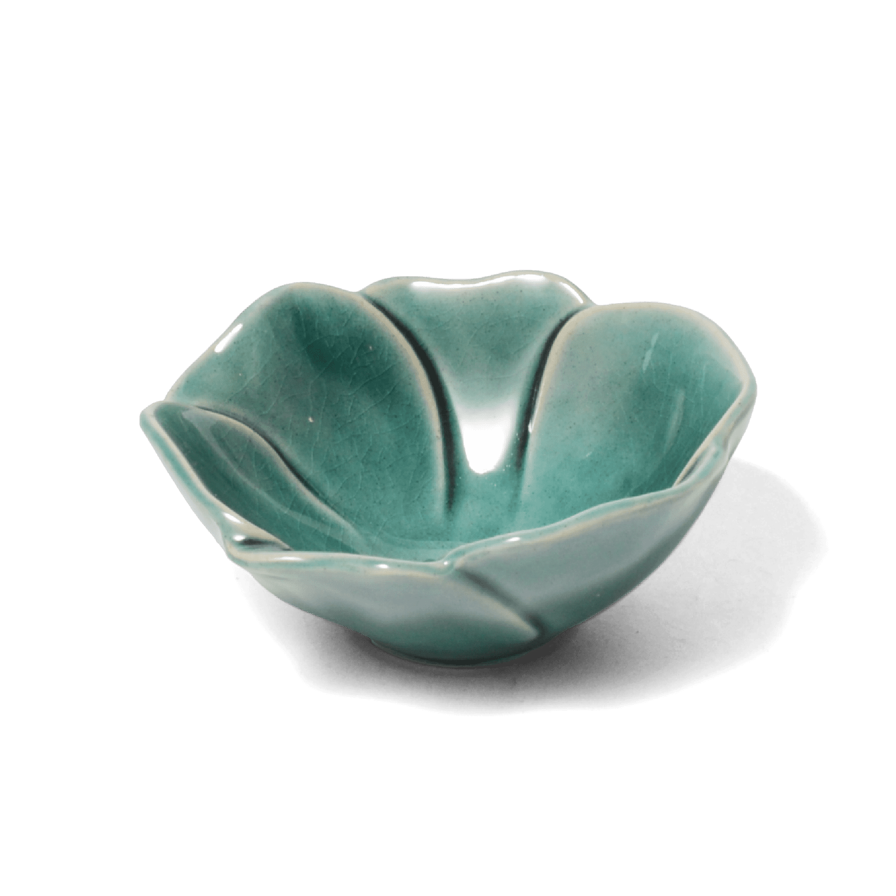 レコメンド :: 植物モチーフの器 :: 山茶花 4寸小鉢 - マルミツウェブ