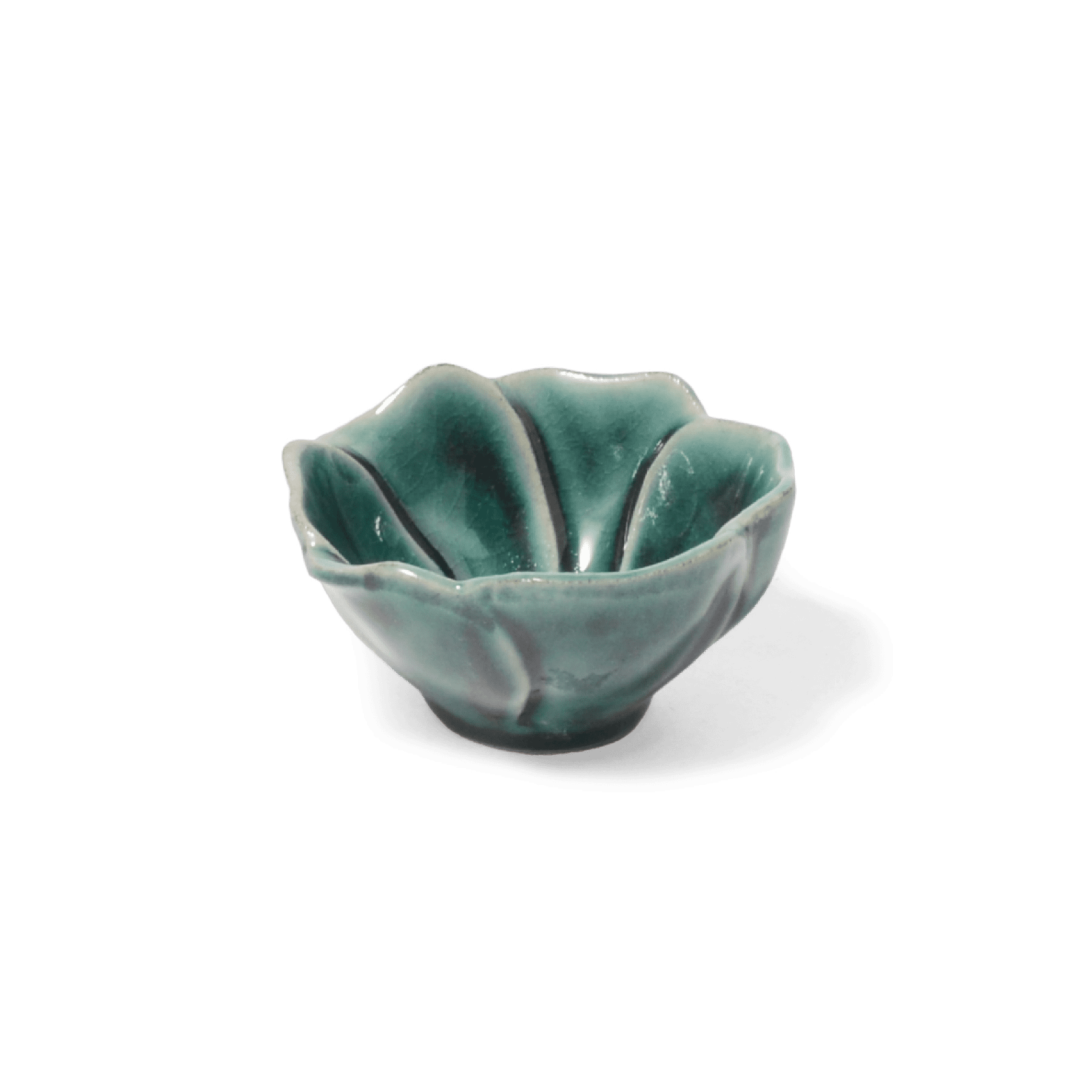 レコメンド :: 植物モチーフの器 :: 山茶花 2.5寸小付 - マルミツ