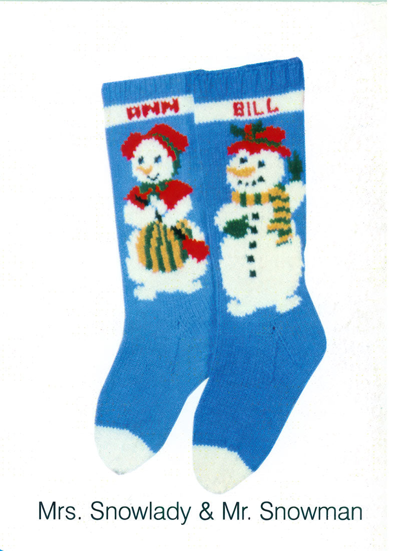 Snow Lady Stocking Pattern – Mary Maxim