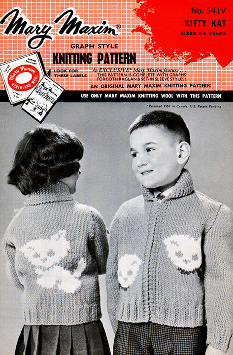 Kitty Kat Cardigan Pattern – Mary Maxim