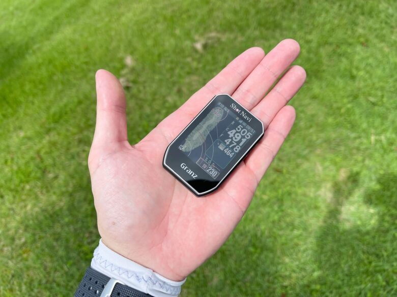 評価レビュー】ショットナビ Granz(グランツ)｜タッチ操作対応の超小型