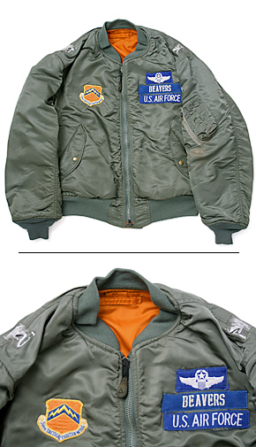 USAF(米空軍) 70's MA-1 フライトジャケット /MIL-J-8279E/DSA-74年