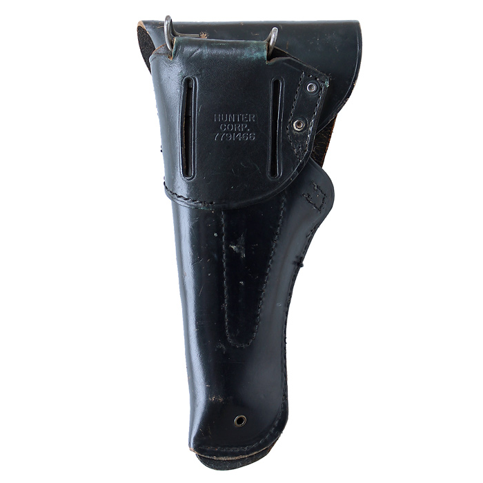US(米軍) 黒革 ガバメントホルスター(Hunter Corp社 70s-80s)/実物・極上