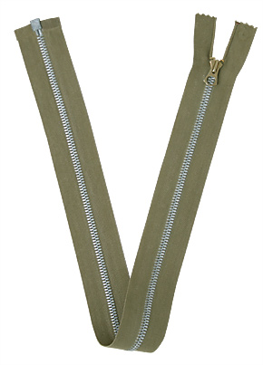 TALON, M-45(大戦後期) フロント・Zipper/後染め・カーキ/N-1用/実物