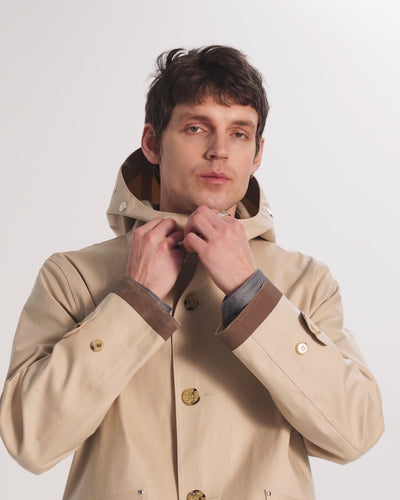 メンズ KIRKTON - ゴム引きフーデッドコート – Mackintosh