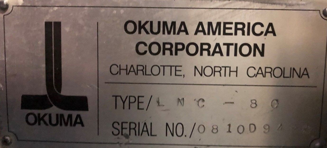 Okuma Cadet LNC-8C CNC Turning Center - MachineStation