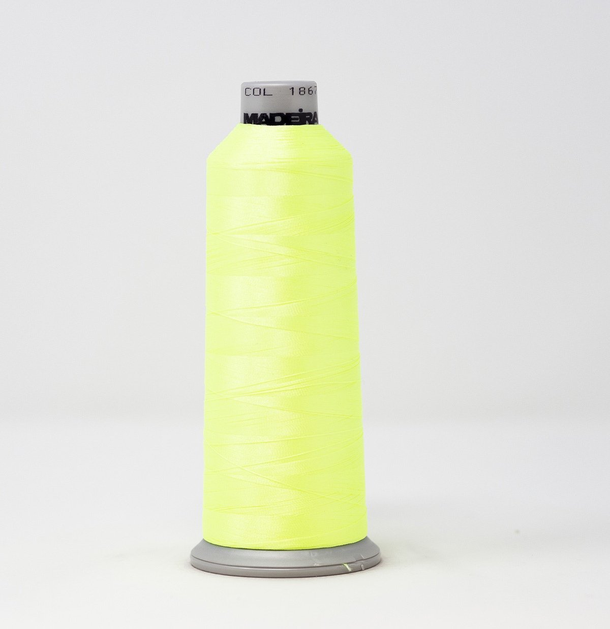 919-1867 1,100 yard spool of #40 weight Fluorescent Green