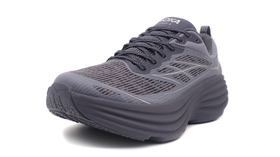 HOKA BONDI 8 TS CAGED CHARCOAL GREY/GREY SKIES – mita sneakers