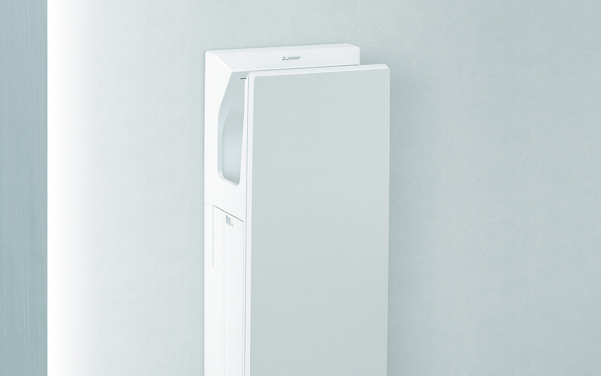 ハンドドライヤー ジェットタオル｜三菱電機