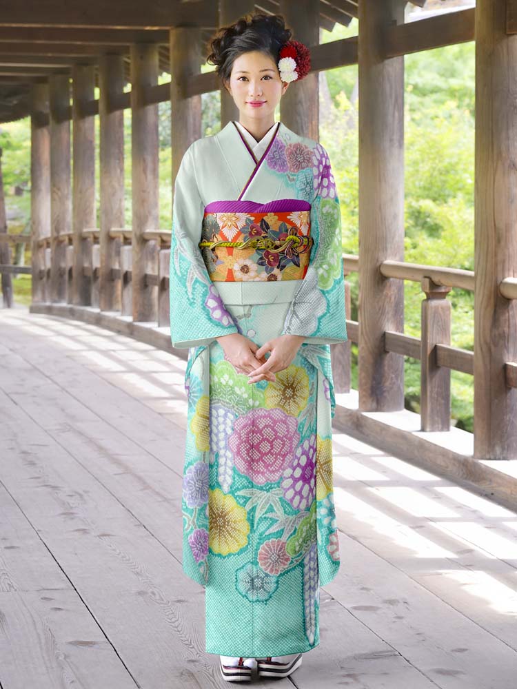 藤娘きぬたや 総絞り振袖 | 岐阜できぬたやの振袖なら三ツ星