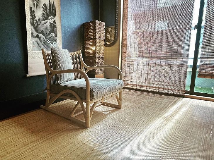 ニュー伊吹 ローアームチェア｜CH-063 |ラタンチェア・籐椅子|籐家具