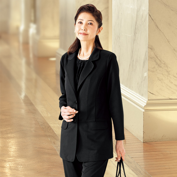 洗える！フォーマル3点セットスーツ / 大きいサイズ M L LL 3L | 京都