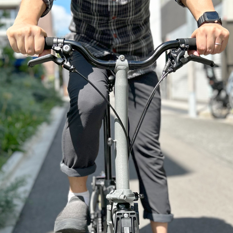 ハンドルバー B222AAF 560mm φ25.4 (60mmUP) 小径車用|LIFE with