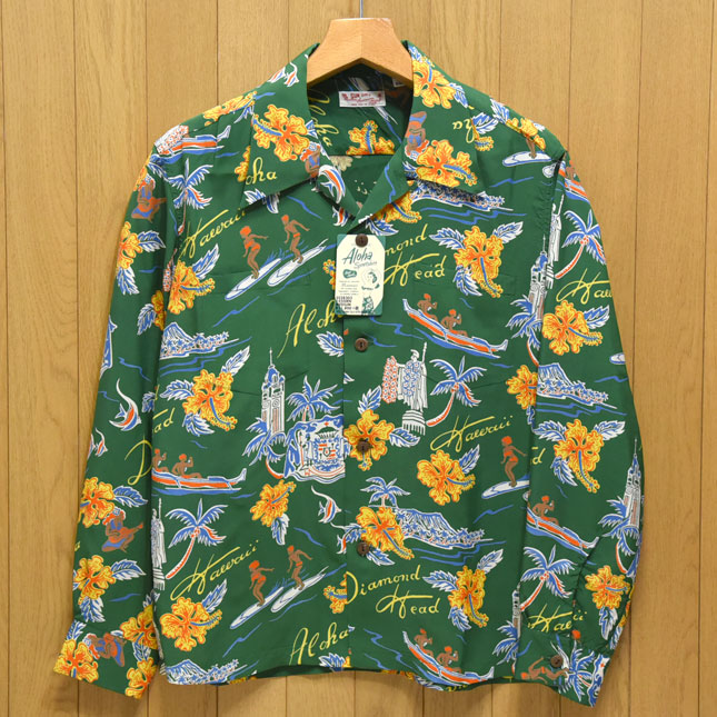 ポ*チ様 【レア】東洋 サンサーフ コットン長袖アロハ ポ*チ様 【レア