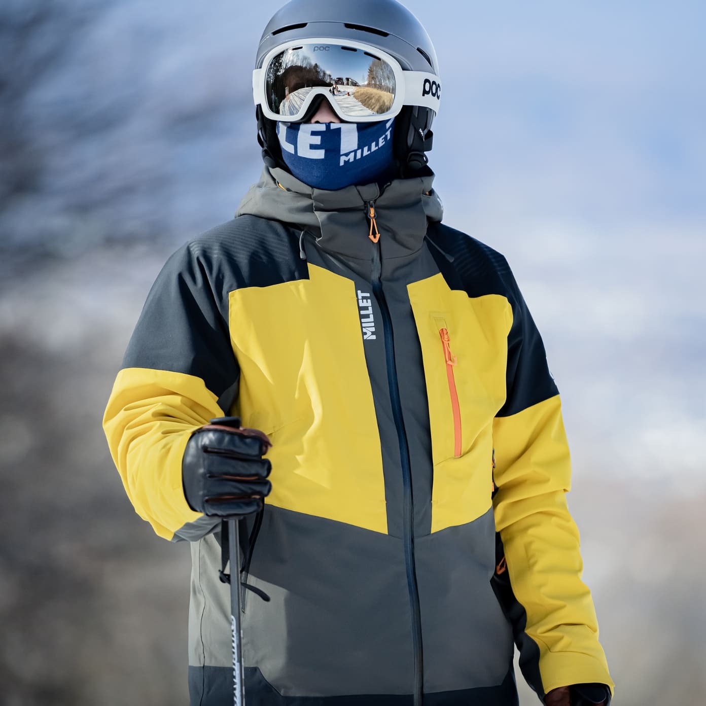 MILLET スキーウェア 日本Sサイズ ストラットン MILLET スキーウェア