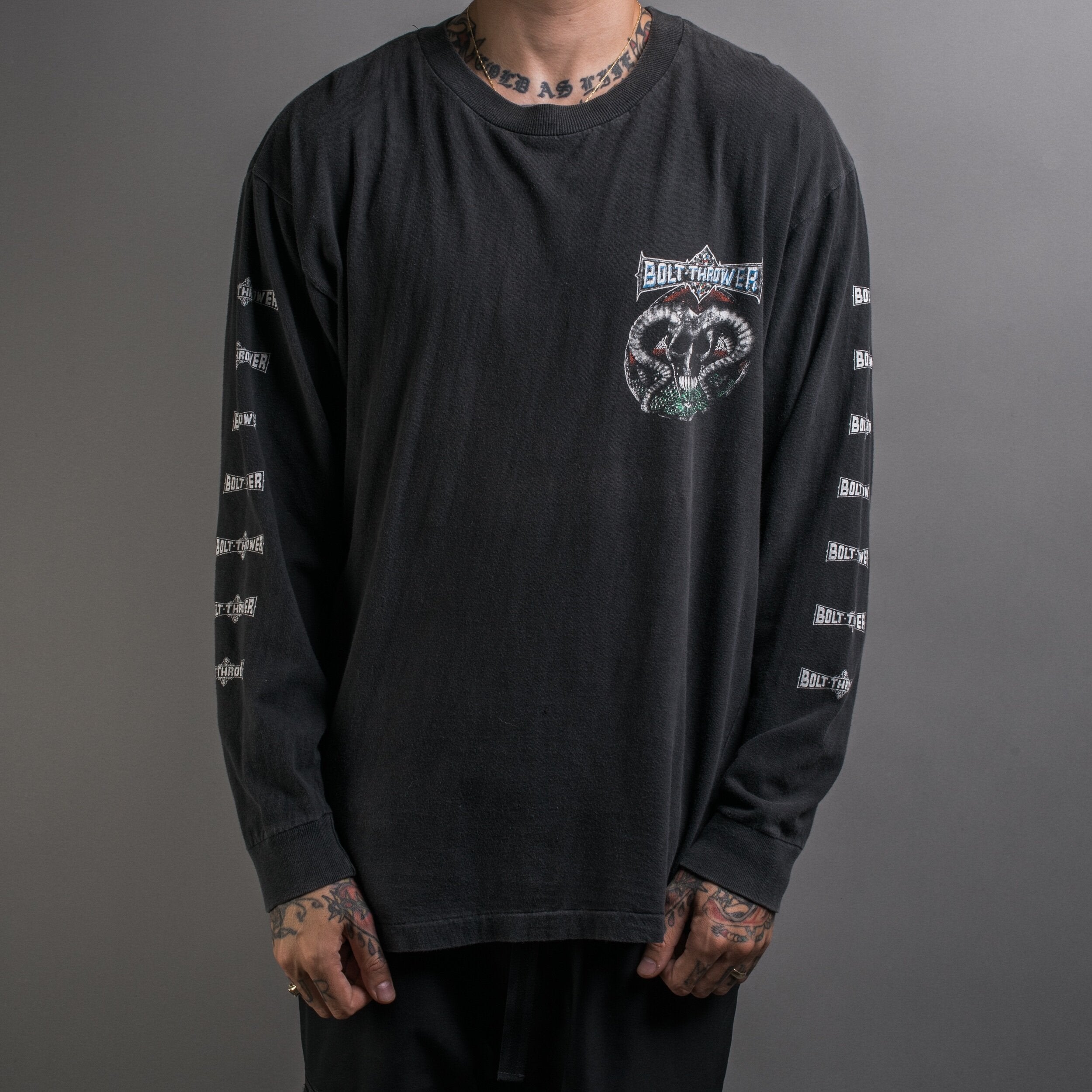 Vintage 1992 Bolt Thrower European Tour Longsleeve – Mills Vintage USA