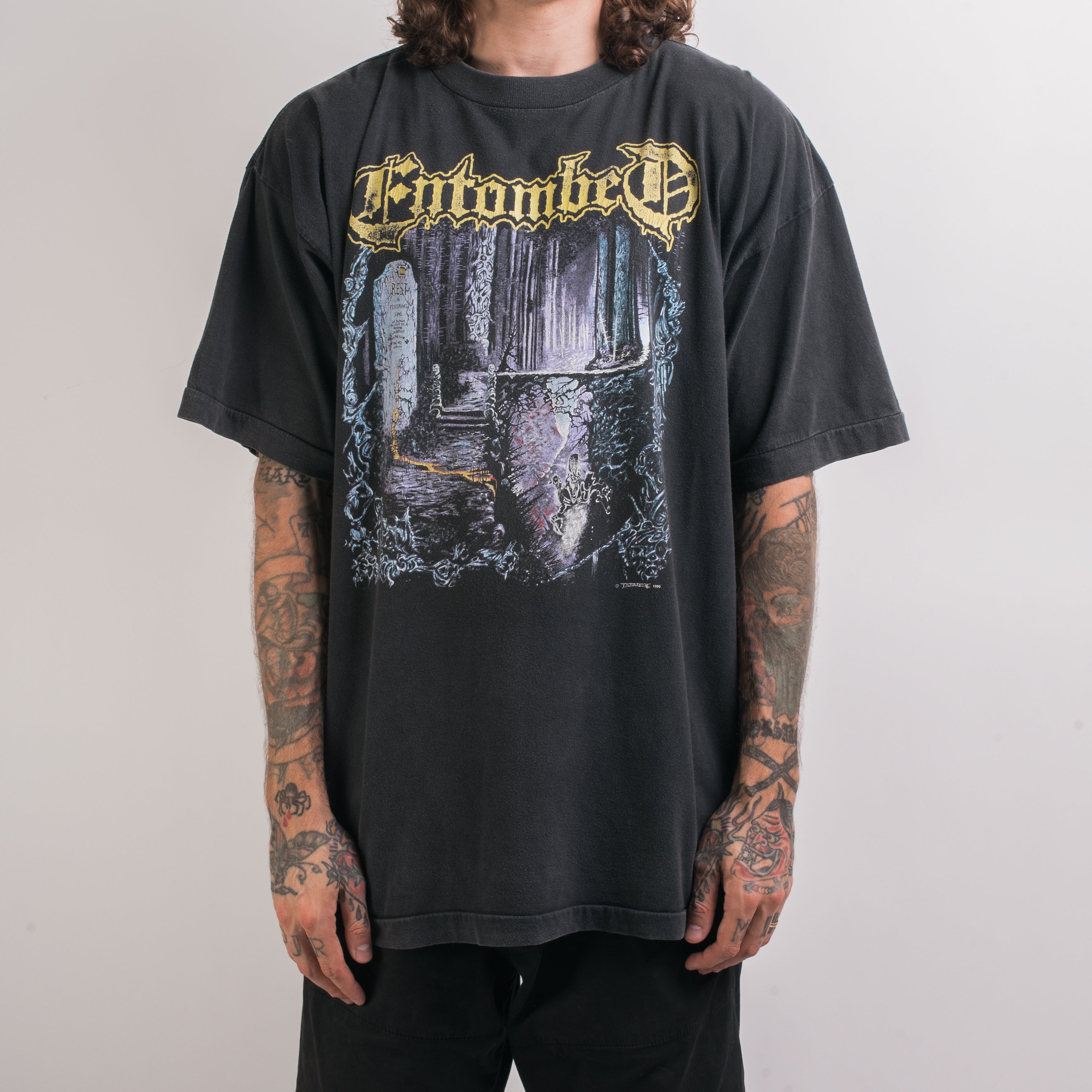 Vintage 1990 Entombed Left Hand Path T-Shirt – Mills Vintage USA