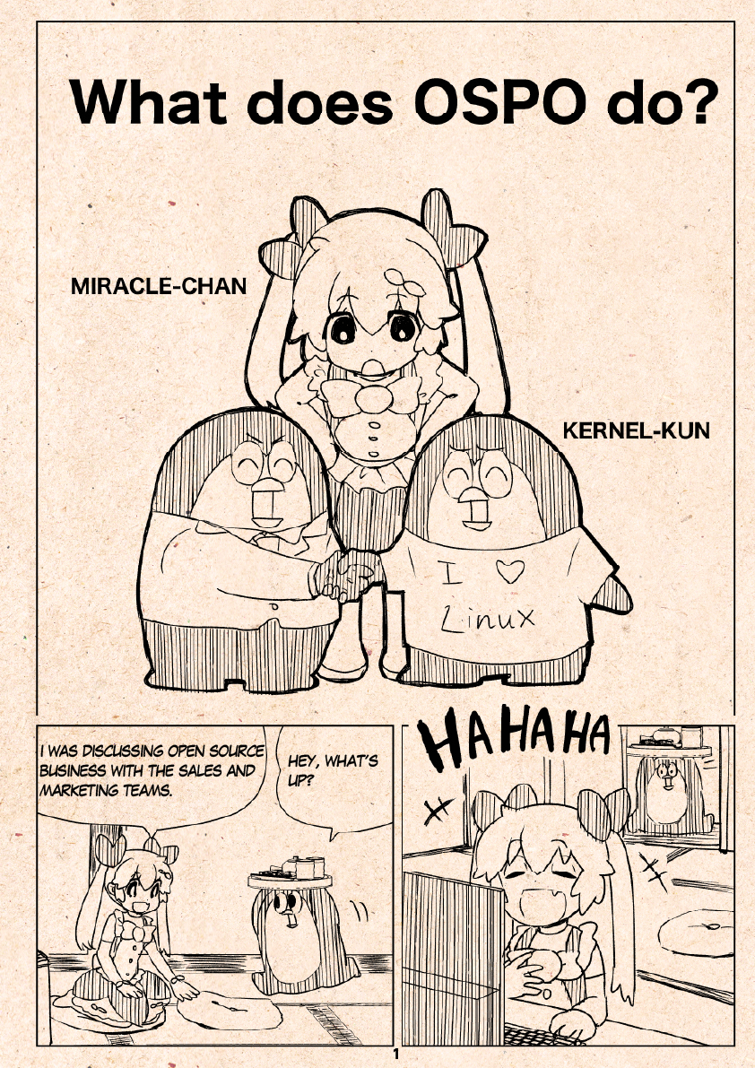 みらくるちゃん&カーネルくん — MIRACLE LINUX サポート&テクノロジー