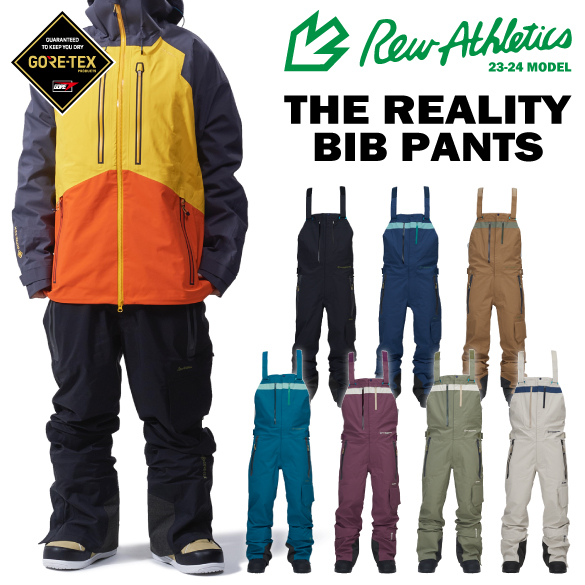 23-24 REW(アールイーダブリュー)・REALITY BIB PANTS [GORE-TEX