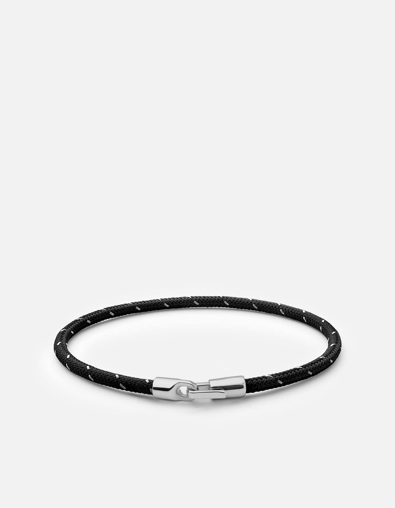 Cruz Rope Bracelet Sterling Silver Men's | Miansai