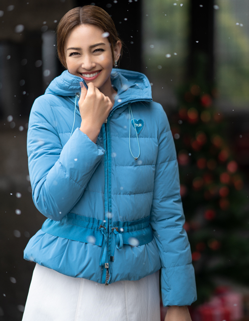 ペプラム付きショートダウンコート | msgracy