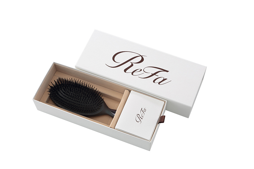 Refa リファブリッスル 高級天然猪毛 ヘアブラシ 付属品なし リファ