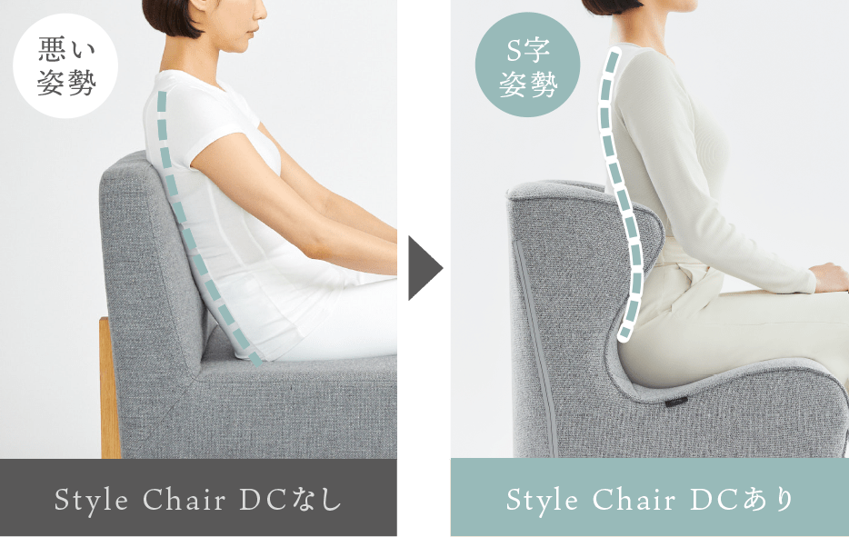 美品】Style Chair DC スタイル チェア ディーシー グレー 【公式通販】