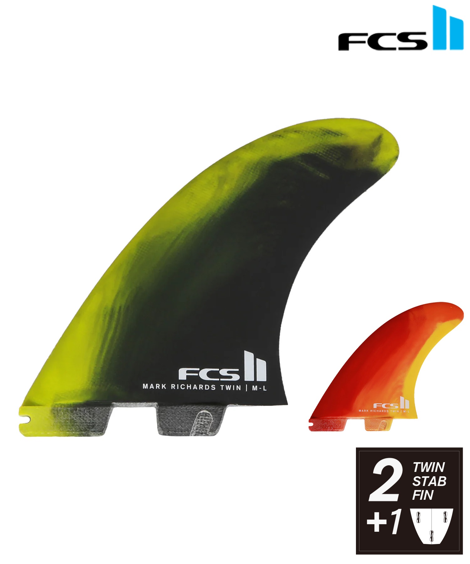 FCS2 エフシーエスツー PC MR TWIN+1 マークリチャーズ サーフィン