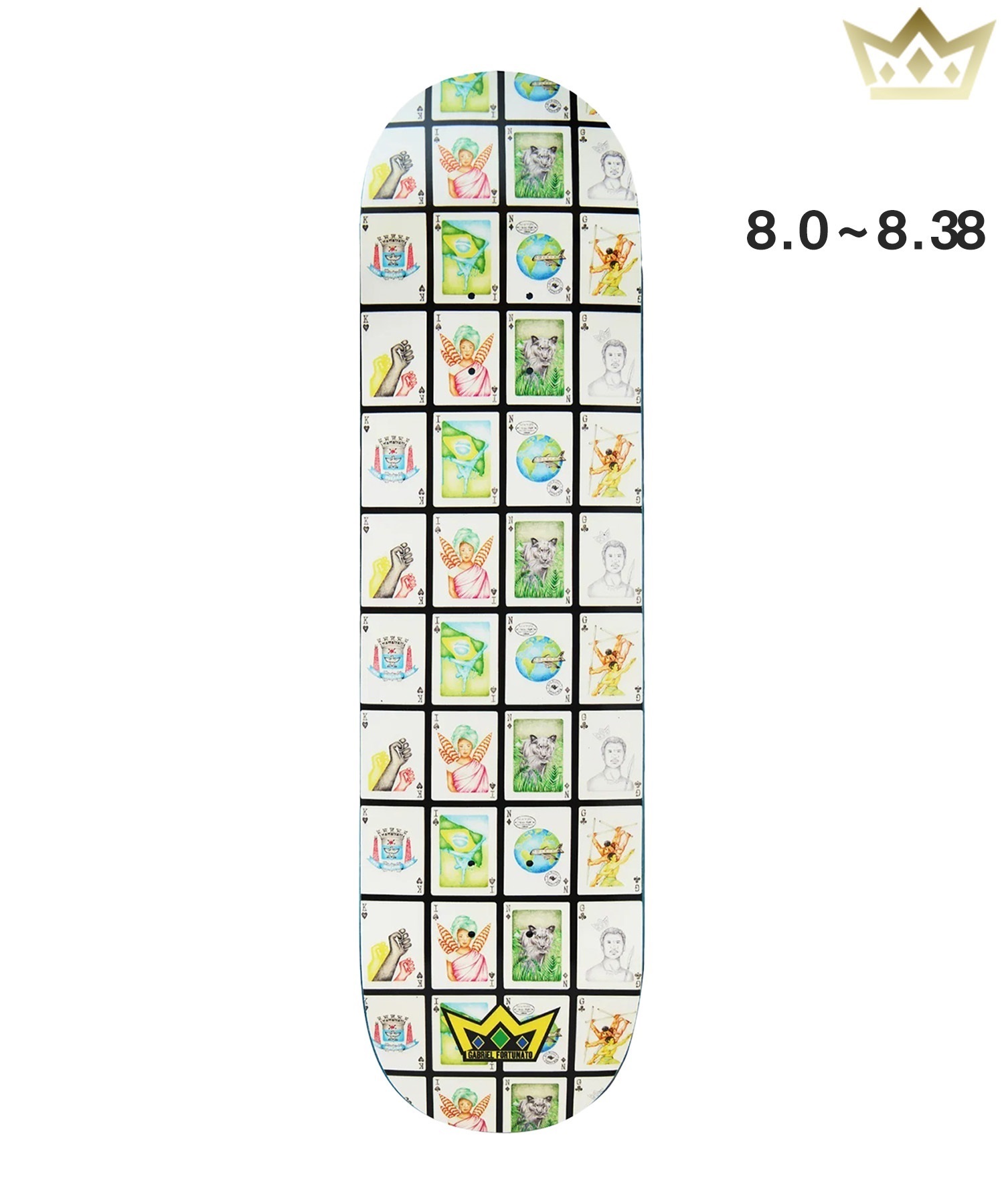 KING キング スケートボード デッキ 8.0～8.5inch GABRIEL FORTUNATO