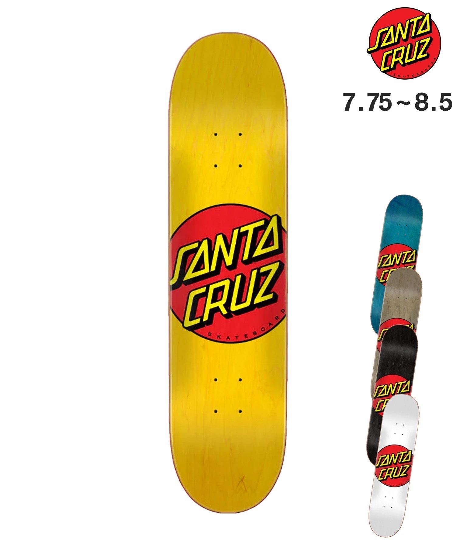 SANTA CRUZ サンタクルーズ スケートボード デッキ 7.75～8.25inch