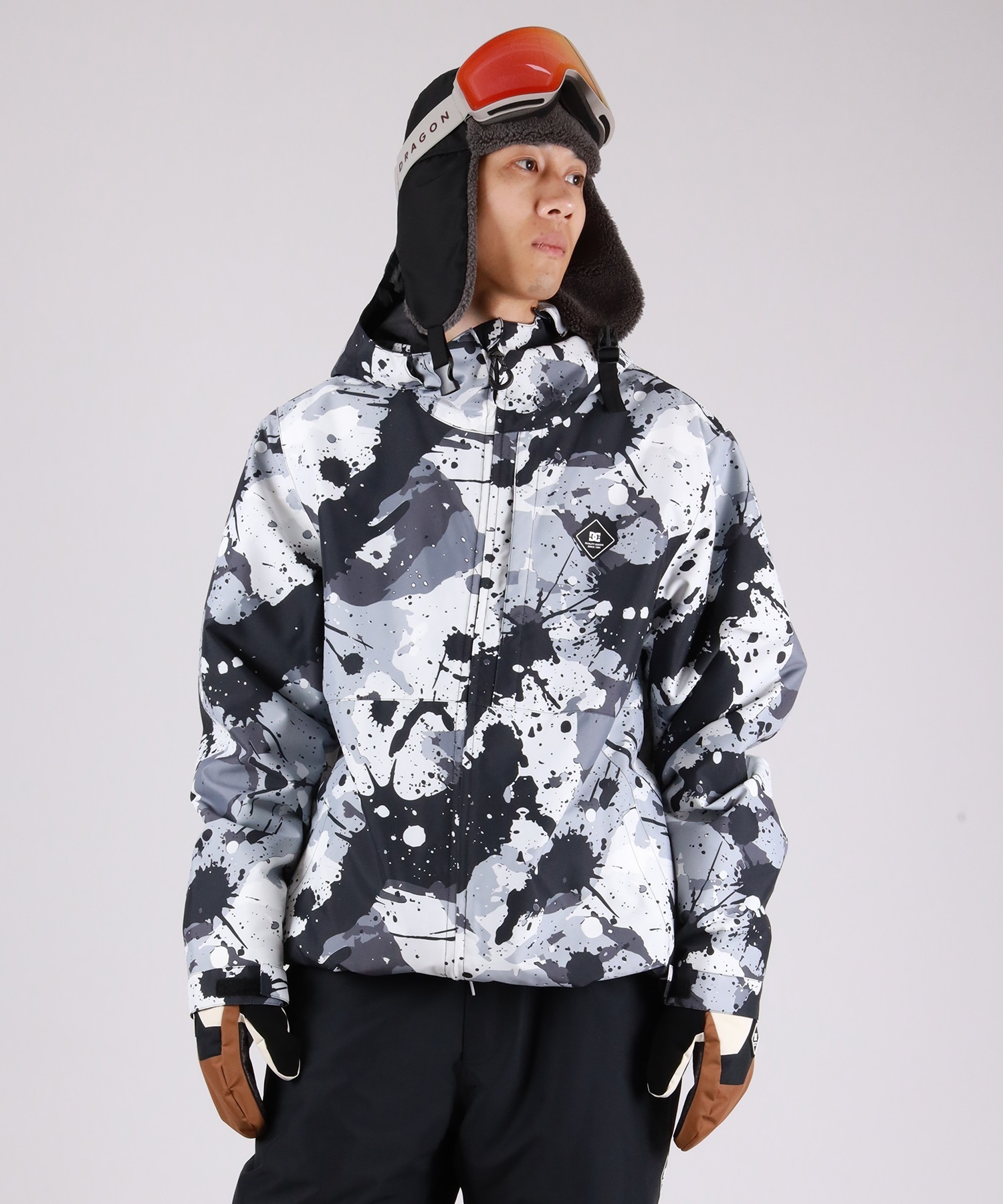 DC ディーシー BASIS PRINT JACKET スノーボード ウェア ジャケット