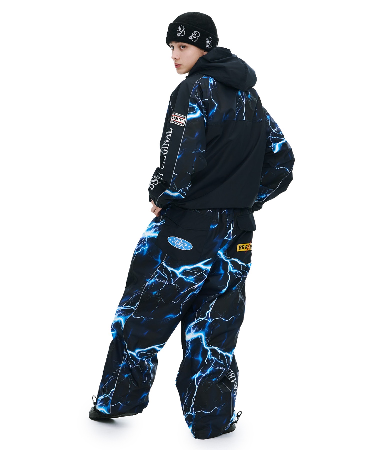 BSRABBIT ビーエスラビット PATCHED UTILITY HOODED JK スノーボード