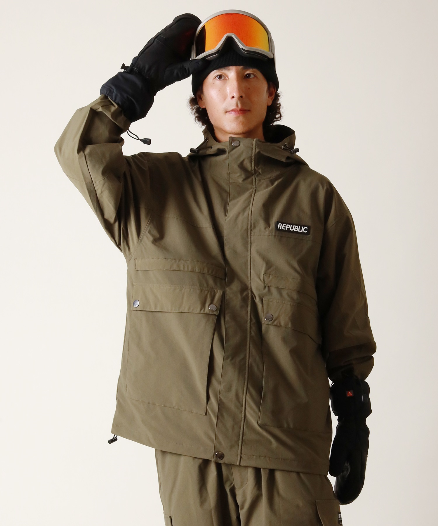 2526】REPUBLIC リパブリック スノーボード ウェア ジャケット ユニ