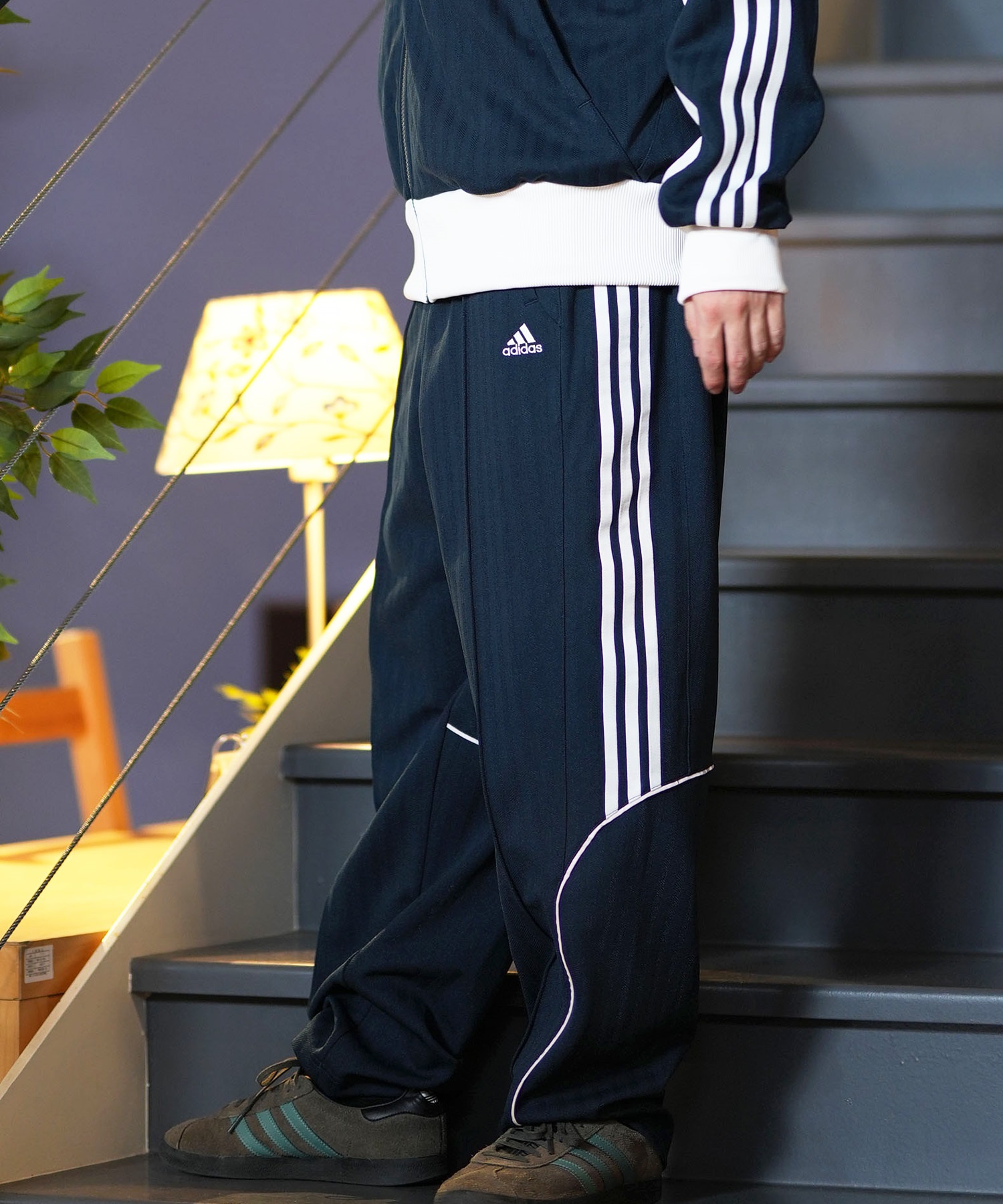 adidas アディダス ロングパンツ メンズ トラックパンツ BYD3S ルーズ