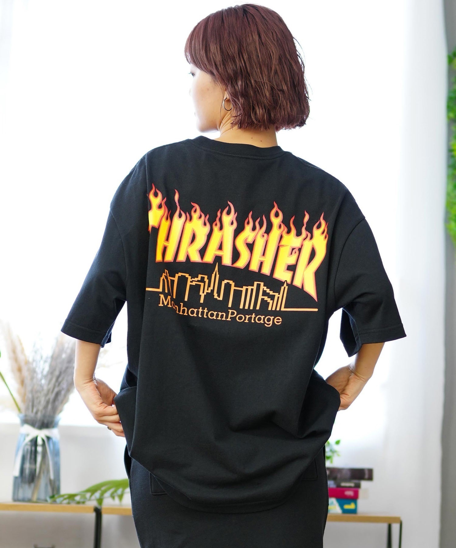 Manhattan Portage マンハッタンポーテージ 半袖 Tシャツ レディース