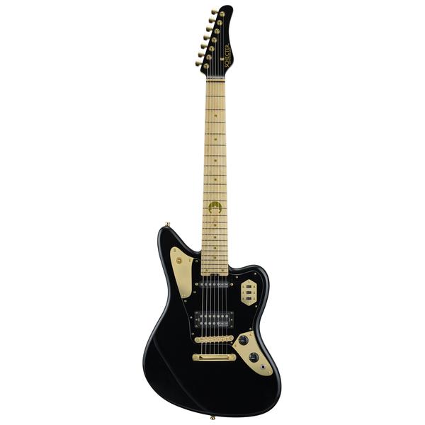 SCHECTER DIAMONDシリーズ エレキギターDAMIAN-7-FR Satin Black中古品