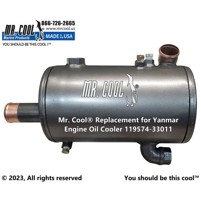 Yanmar 119574-33011 LY Series Lube Oil Cooler
