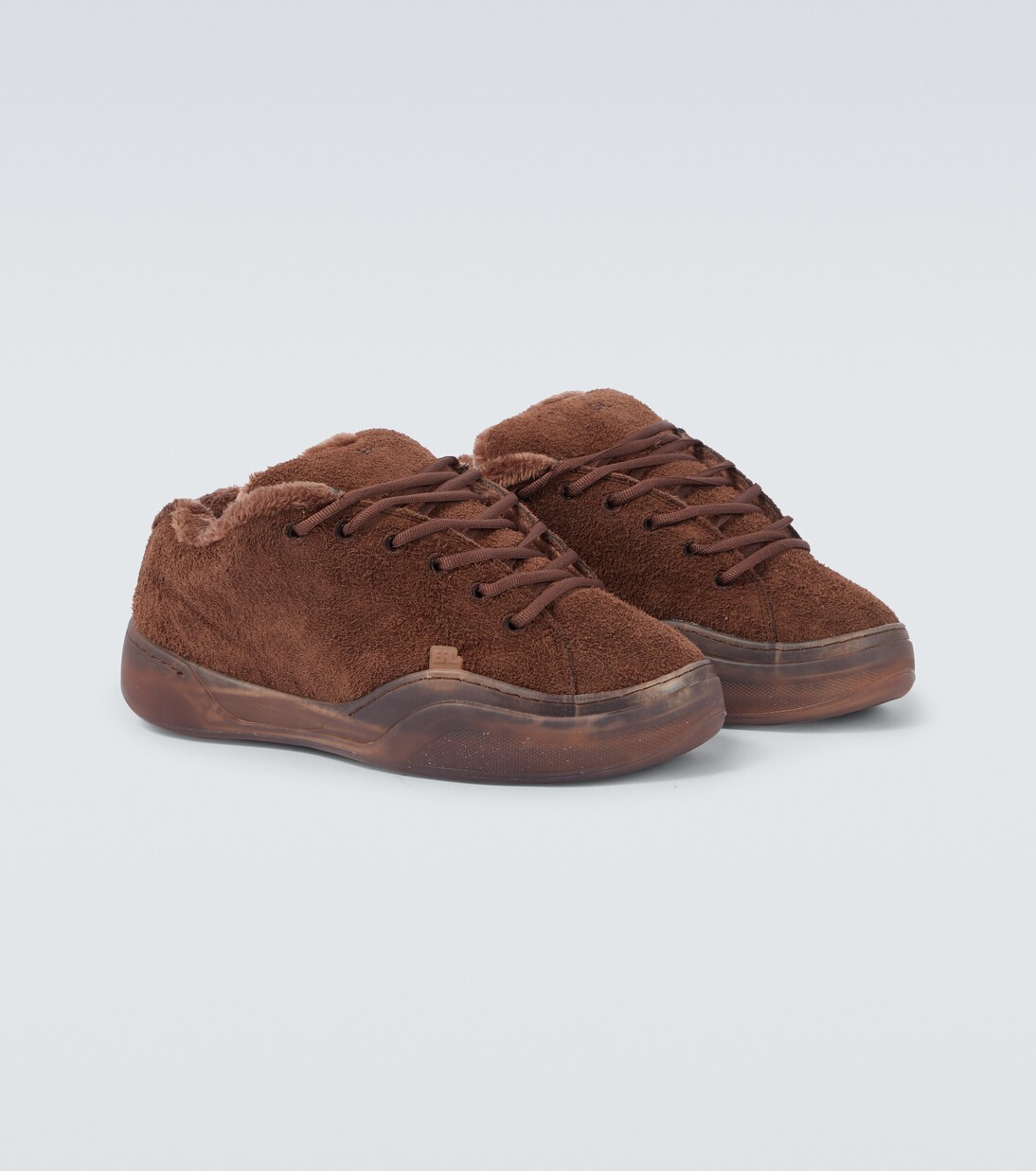 Vamp Skate suede sneakers in brown - ERL | Mytheresa
