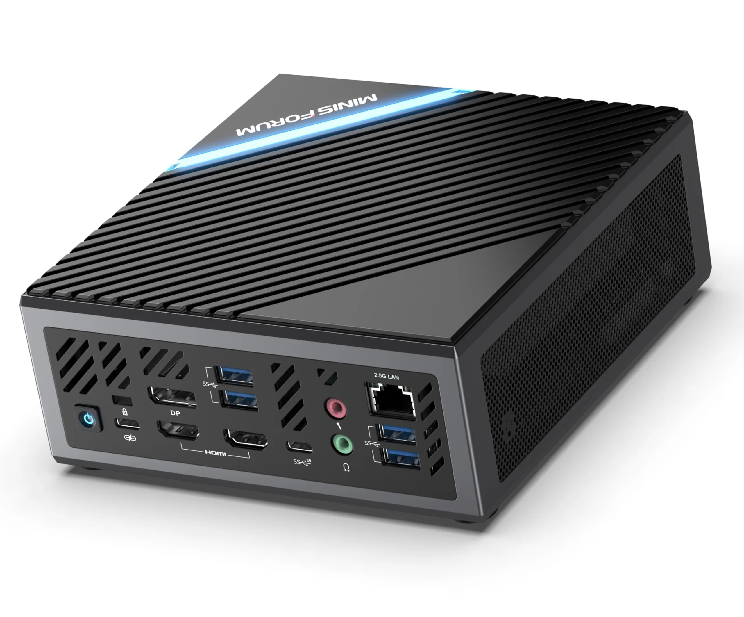 MinisForum mini PC with Ryzen 9 5900X CPU and discrete GPU in the