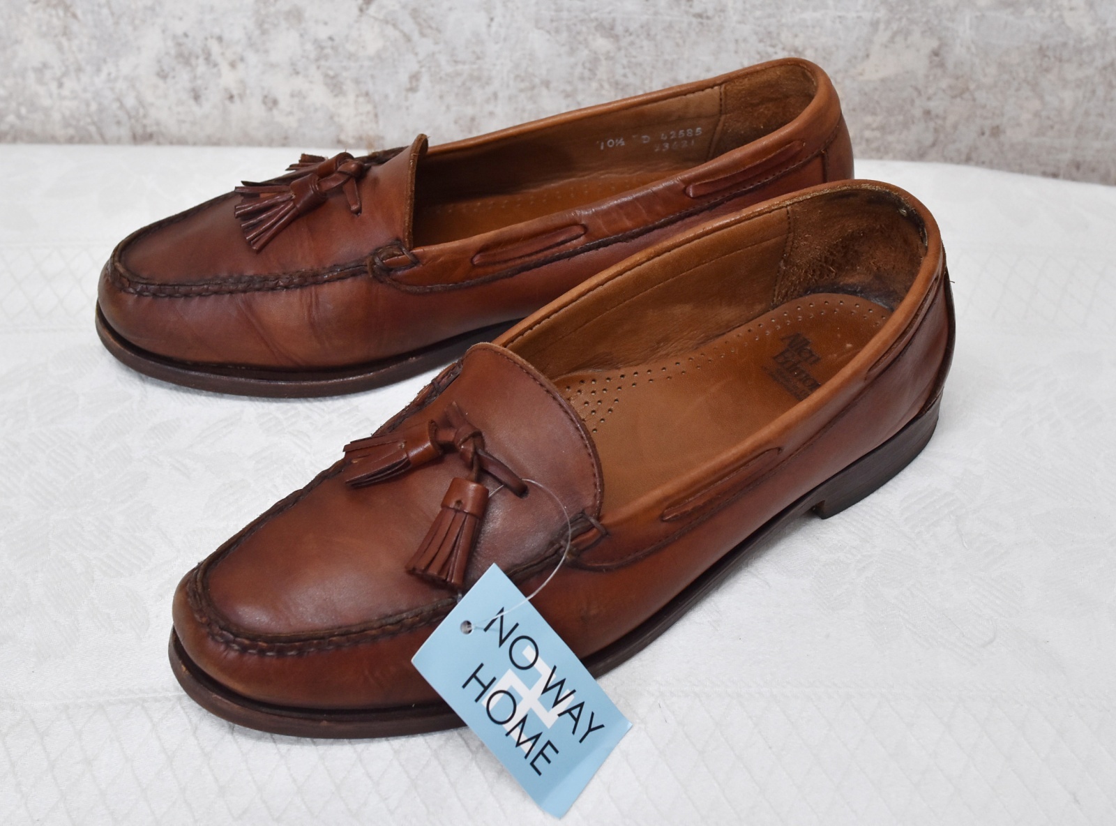 USA製】【アレンエドモンズ】【Allen Edmonds】【赤茶色】【タッセル