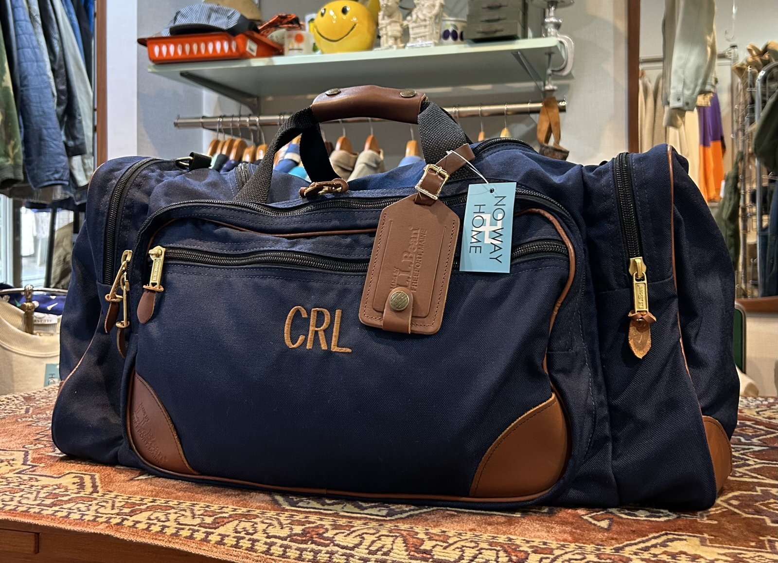 ほぼ未使用【ビンテージ】【L.L.Bean】エルエルビーン【紺】CRL