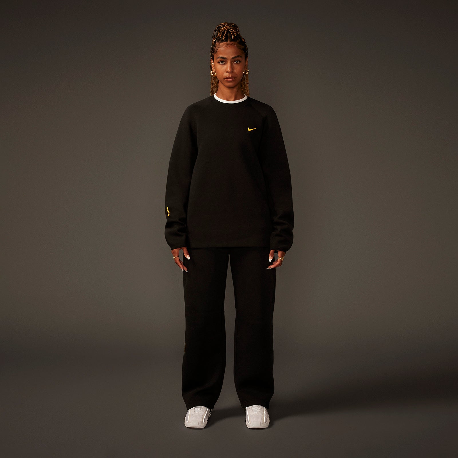 Tech Fleece Crew Black | NOCTA