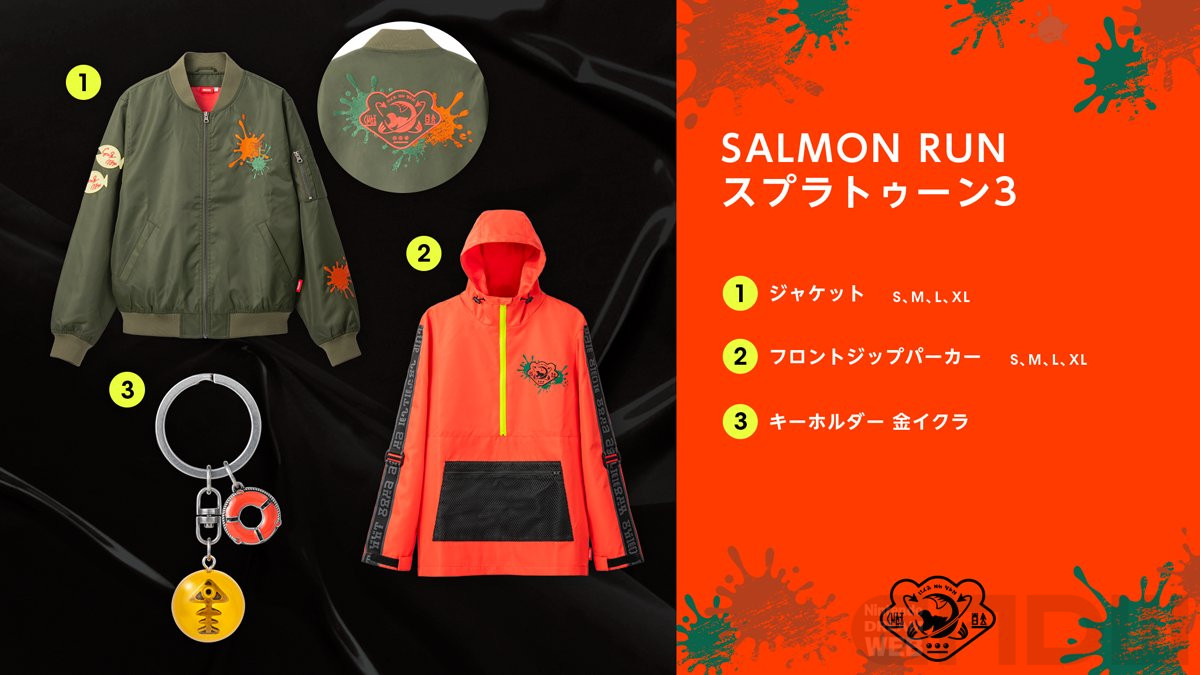 SALMON RUN Splatoon 3」オリジナルグッズが登場「Nintendo TOKYO