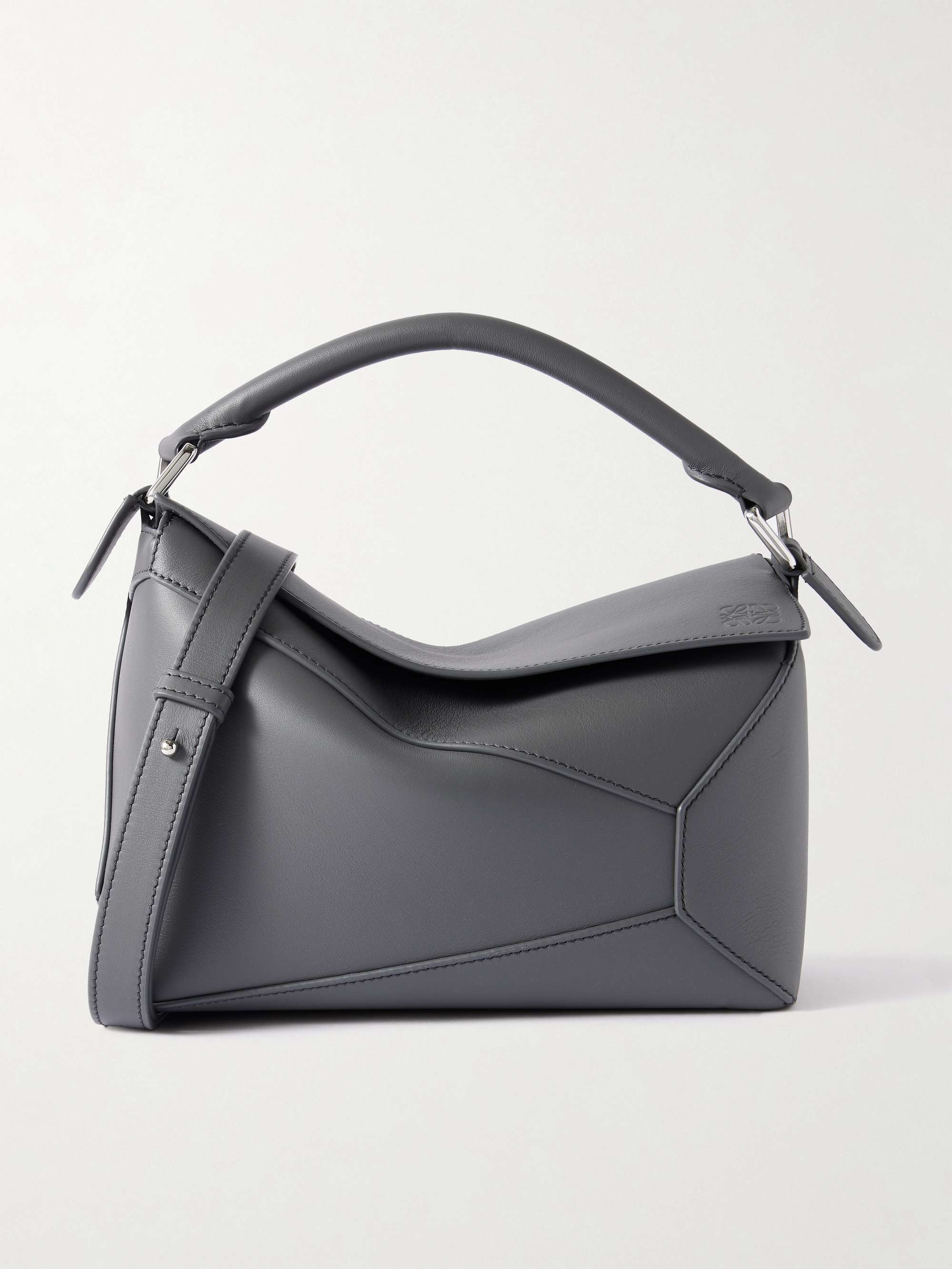 LOEWE Puzzle Edge small leather shoulder bag | NET-A-PORTER