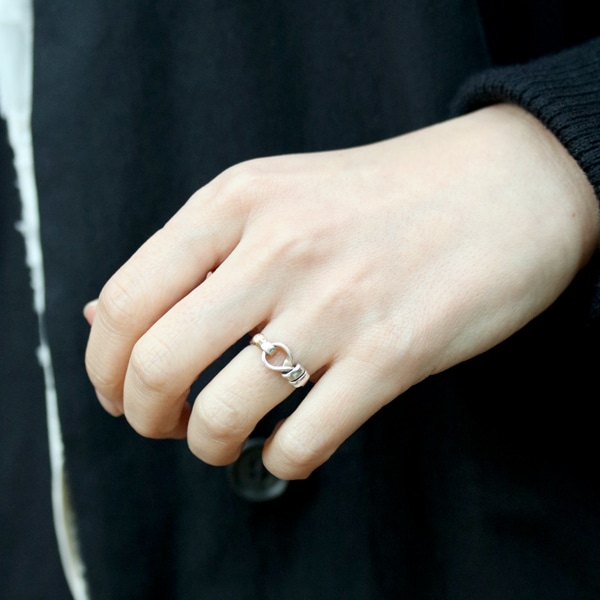 Tiffany&Co. ティファニー フック＆アイ リング 中古 レディース