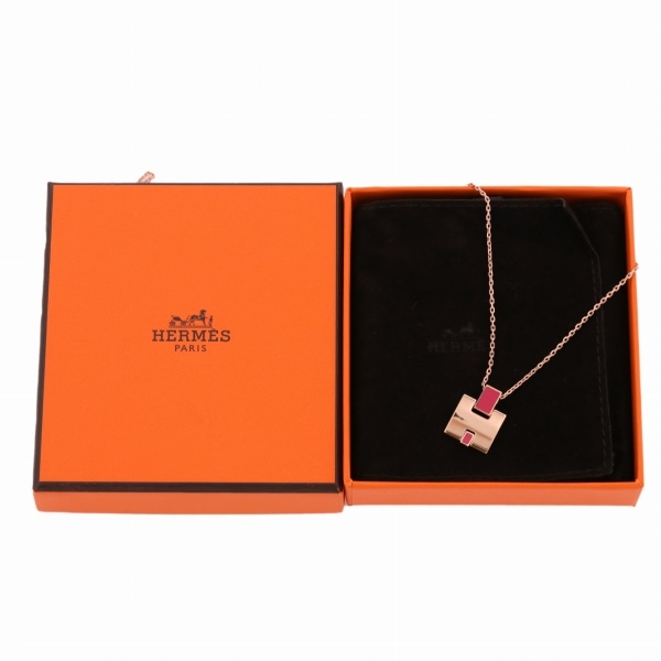 HERMES エルメス アイリーン ネックレス ユーズド 中古(ピンクゴールド