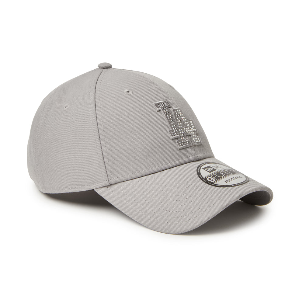 9FORTY Rhinestone ラインストーン ロサンゼルス・ドジャース グレー