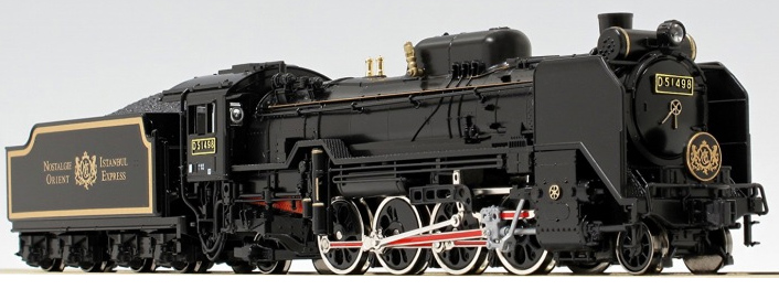 Steam Locomotive 2-8-2 Type D51-498 Orient Express 1988 - Kato